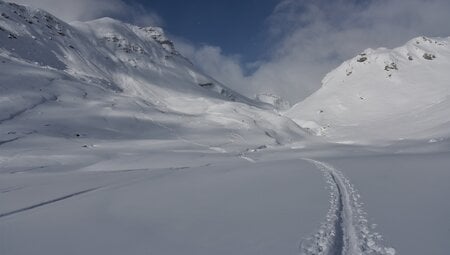 Silvester an der Jenatschhütte - Skitouren oberhalb des Julierpasses